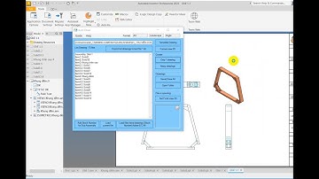 DEMO Xuất BOMs tự động, Xuất Bản vẽ tự động cho Ghế.