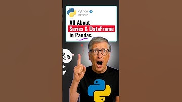 Python Pandas Tutorial for Beginners 🔥 | DataFrame & Series Explained #pythontutorial #pandaspython