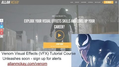 VENOM Visual Effects Course in 3ds max from Allan McKay
