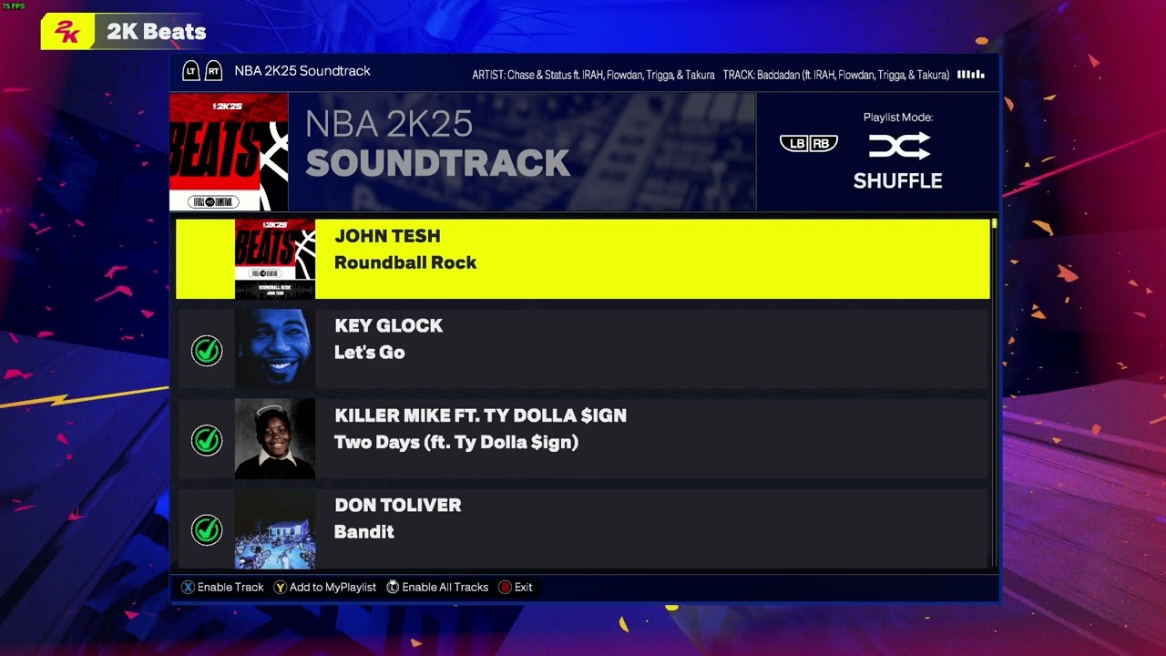 NBA 2K25: How to Find Soundtrack (Manage Song List)