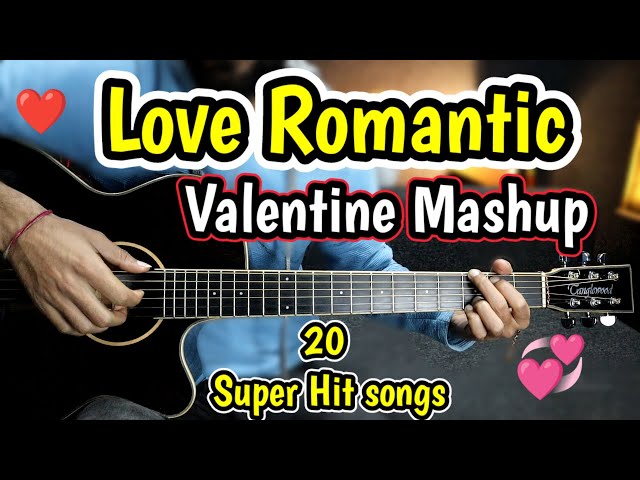 ❤️ Love Romantic Mashup 2024 ❤️-Valentine's Special -20 Super Hit Songs-Easy Beginners Guitar lesson class=