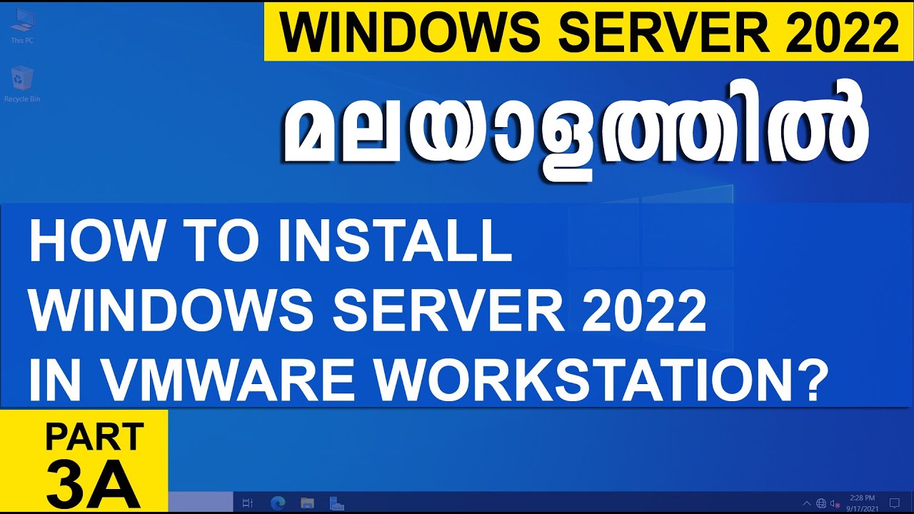 How to Install Windows Server 2022 in VMware Workstation? Windows ...