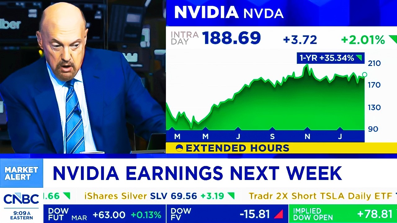 CNBC и Fox сегодня обсуждают акции NVIDIA в преддверии публикации финансовых результатов компании...