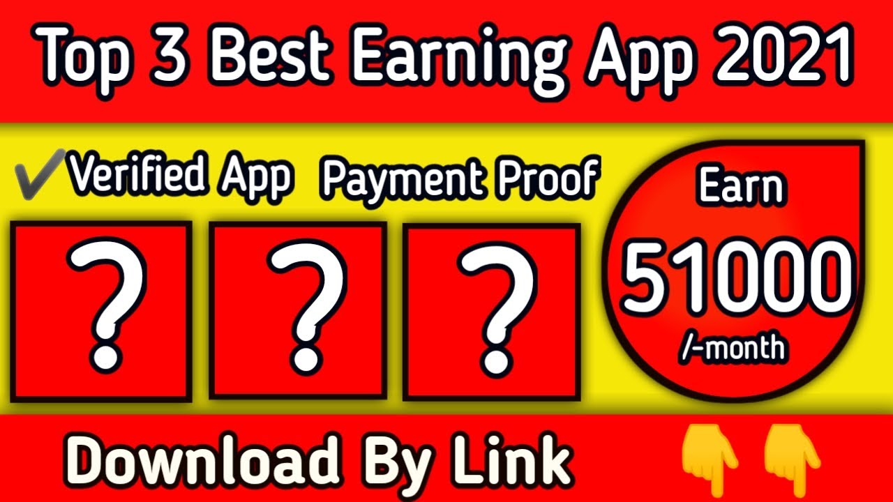 Top 3 Best Earning App 2021 || Earn Money Online || Work From Home