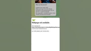 Hamster Kombat Webpage not available problem #hamsterkombat #telegram