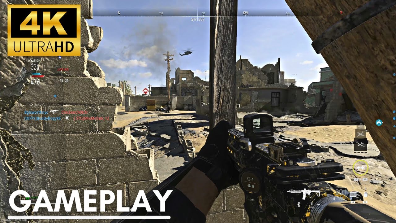 Call of Duty Modern Warfare 2 Multiplayer INVASION Gameplay 4K 