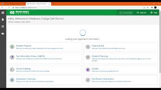 Middlesex College - How to Add and Drop a class?