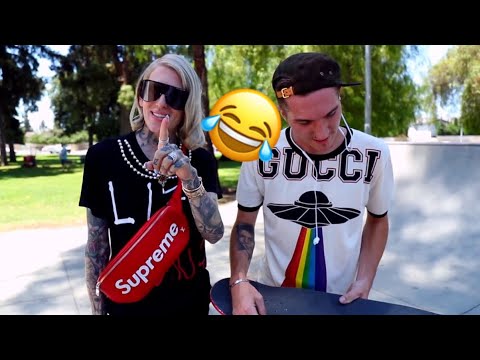 JEFFREE STAR & NATHAN DESTROY $59,000 LOUIS VUITTON SKATEBOARD! - YouTube