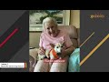100-year-old woman adopts a senior dog. Now they are inseparable.