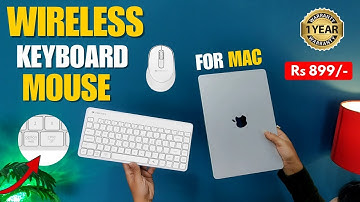 Budget wireless keyboard and mouse for Macbook Air under 1000 rs in india | Zebronics Companion 201