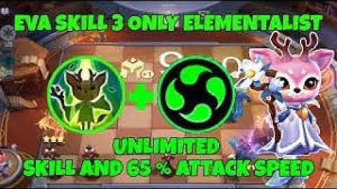 COMMANDER EVA SKILL 3  ELEMENTALIST  !!UNLIMITED ULTIMATE