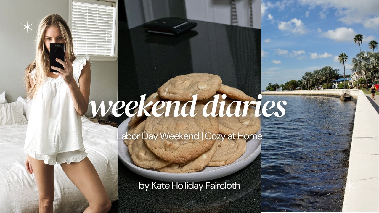 Cozy Labor Day Weekend Vlog | Gym, Baking & My Mom’s Dog Visits