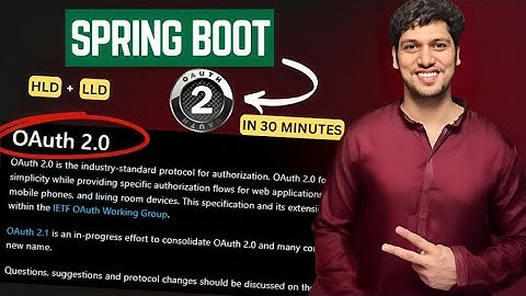 Complete OAUTH 2.0 in SpringBoot with HLD + LLD Code | Microservices Architecture End to End