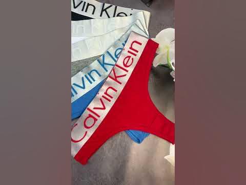 Женские трусики Кельвин Кляйн стринги - YouTube