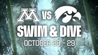 Famous Gopher Swimming and Diving vs. Iowa Hawkeyes: Promo Video Wealth