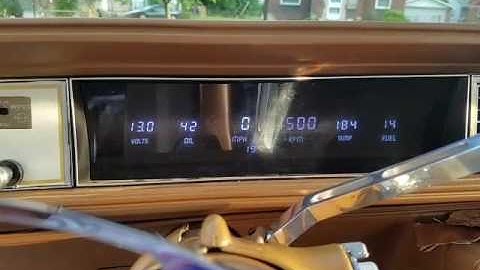 1980 cutlass intellitronix gauges install