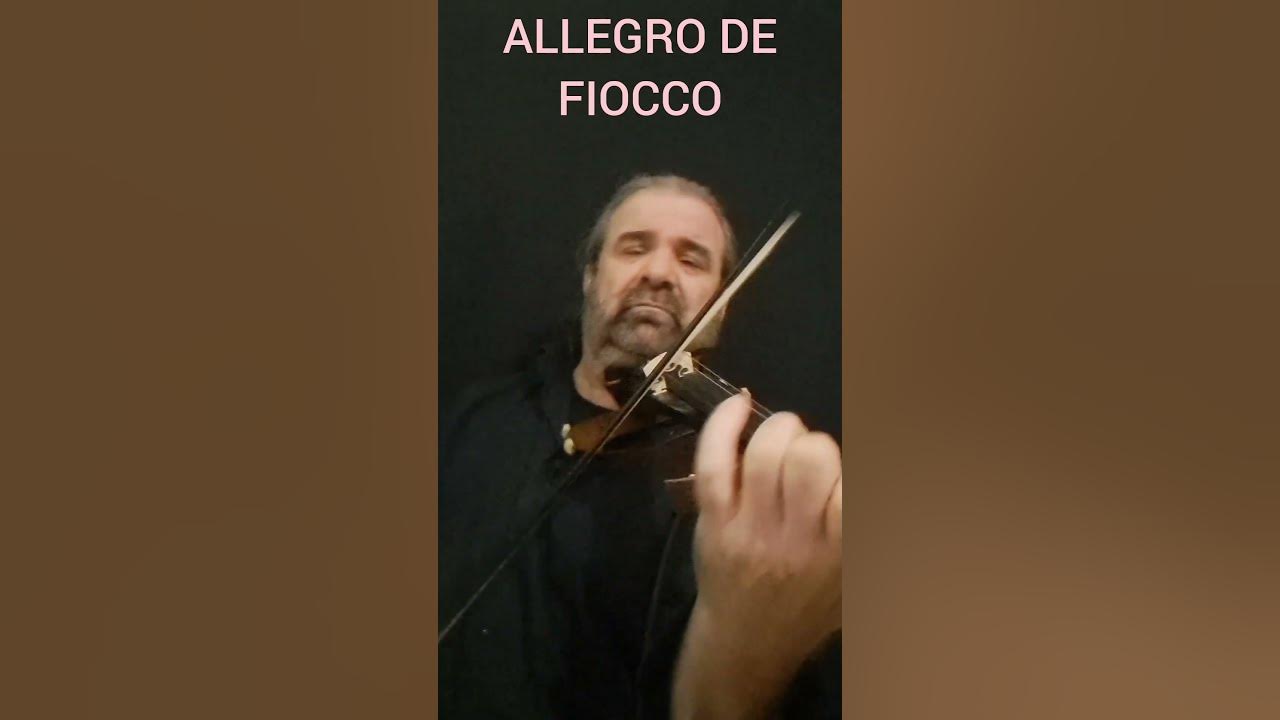 Allegro para viol n de fiocco pedro mart nez aguilar youtube