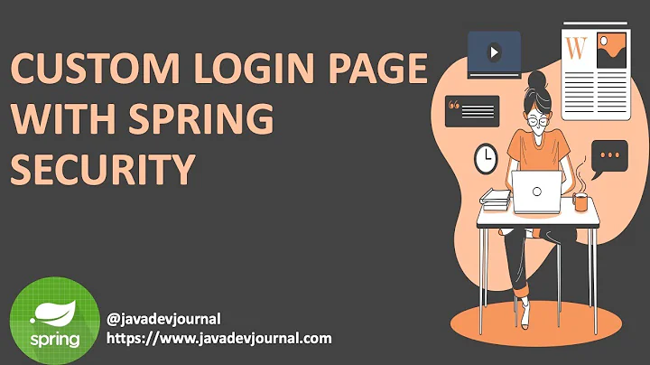 Custom login page with spring security