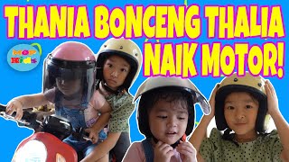 THANIA ISI BENSIN SENDIRI ⁉️ | MOP KIDS