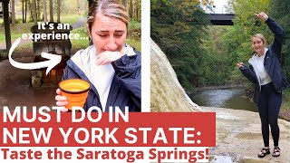 Saratoga Springs Water Tasting: things to do in New York State, East Coast Road trip