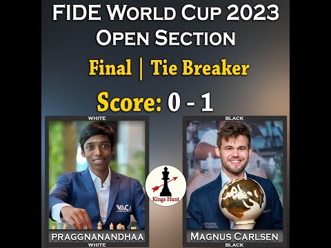 Chess World Cup final: Carlsen beats Praggnanandhaa in tie-breaker