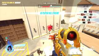 [OverWatch] DeadHeat - Widow - Quintuple kill