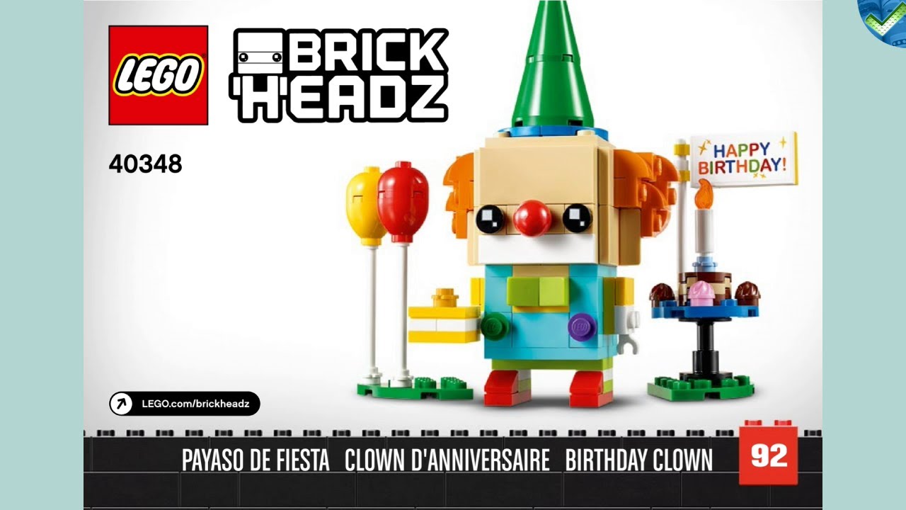 lego brickheadz birthday clown