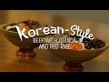 Korean-Style  Beef with Quinoa and Red Rice