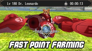 Fast Kill Party Vs Dr. Leonardo Genius (Normal) for Point Farming - Toram Online