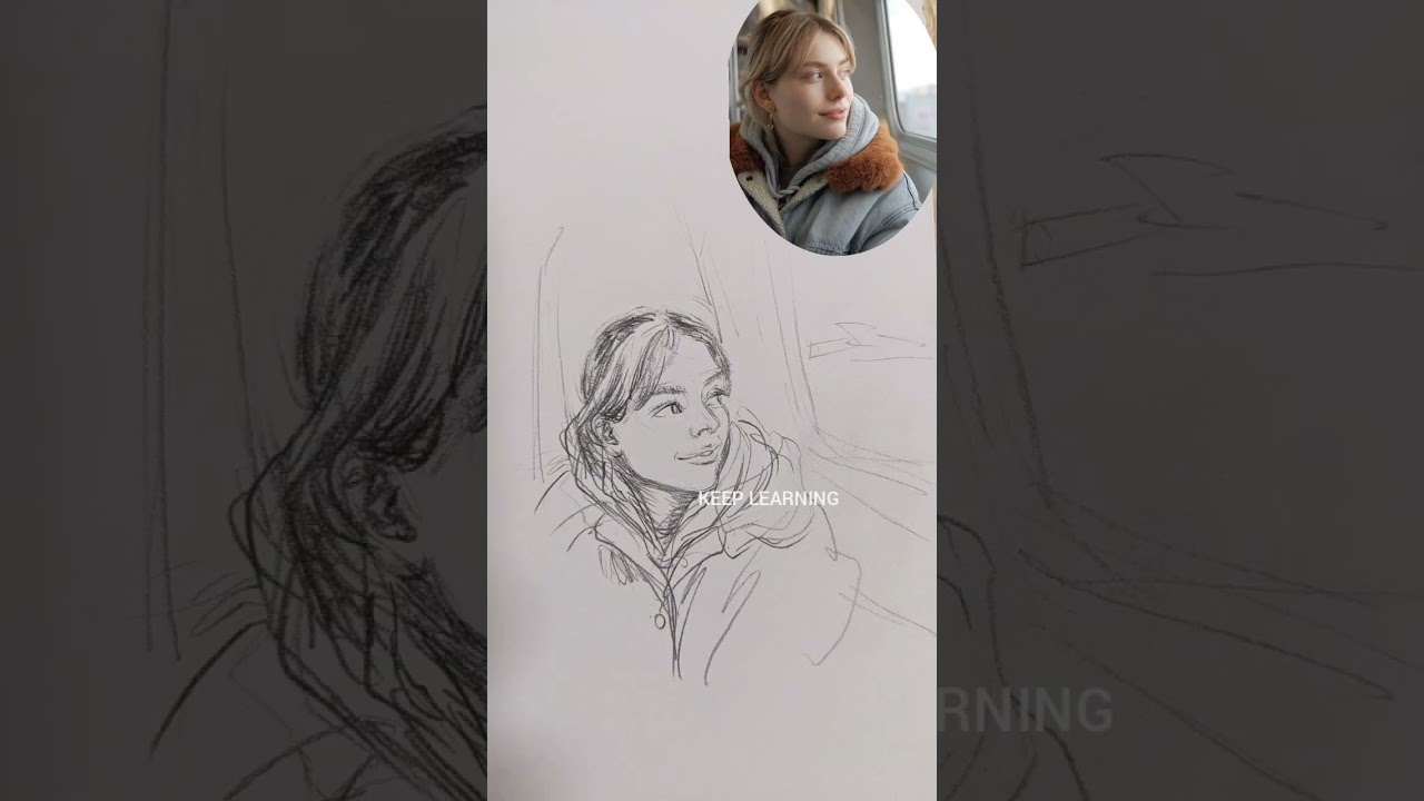 keep drawing Day1638【keep learning what U like】face figure drawing painting 