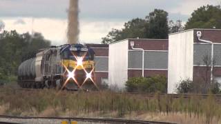 CSX K634 Has a DME SD40-2 Leading a CITX Grey Ghost