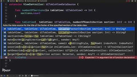 iOS Dev 10: TableViews | Swift 5, XCode 11