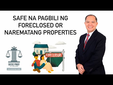 Video: Paano Bumili ng Mga Katangian sa Foreclosure sa Bangko: 7 Mga Hakbang (na may Mga Larawan)