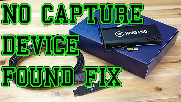 ElGATO HD60 PRO - No Capture Device Found - FIX
