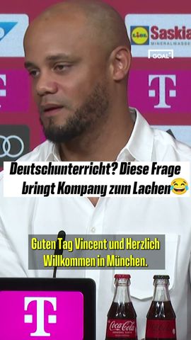 Deutschunterricht für Vincent Kompany sorgt für Lacher 😂 #shorts