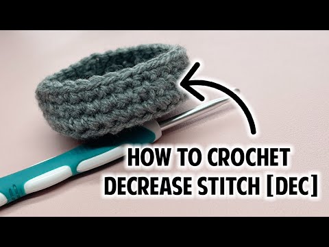 LEARN TO CROCHET - DEC [Invisible Decrease] | Slow Step-by-step how to crochet tutorial