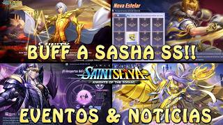 AHORA SI VIENE POTENTE SASHA SS! EVENTOS & NOTICIAS!! Saint Seiya Awakening KOTZ