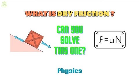 What is Dry Friction? Understanding Dry Friction with Easy Examples and Step-by-Step Solutions! 🚀