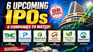 6 Upcoming IPOs to Watch in 2026🔥TMC Transformers, Pragyawan & More 🚀 IPO News Today #ipo #stocks