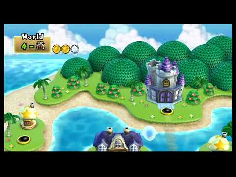 New Super Mario Bros Wii World 4 (Wii Nunchuck)