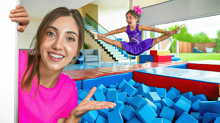 I Built a Gymnastics Gym in my House for My Daughter!