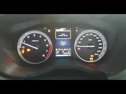 Subaru Forester SK - ABS VDC and eyesight fault