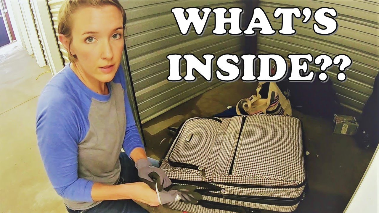 STORAGE Unit FINDS! Opening Suitcases & Bags!