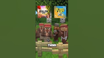 Which Realistic Texture Pack is BETTER ? #shorts