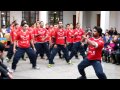 Hoko de la Selección de Rapa Nui en la Moneda