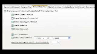 123 ACT! Sync Contact Body Text