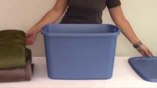 Sterilite blue 10 Gallon Tote Box 