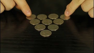 10 coins Reversing the Triangle Puzzle!