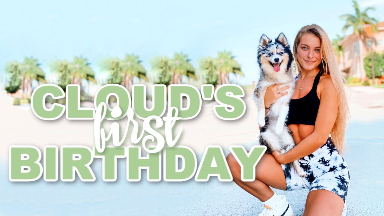 PUPPY'S FIRST BIRTHDAY!