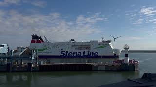 Sweden. 2025. Port of Trelleborg, Unity Line ferry and Stena Line ferry @OleksiiKrepyshev 